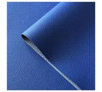 Soft Synthetic Leather Fabric, Interior Decoration,Sold by Size,1Yard 39.4x63inch,0.6mm Thick,Marine Vinyl,for Clothing(Dark Blue,1.6X8m)