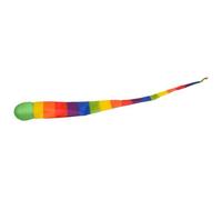 Soft Tail Toy - Rainbow Fabric Cotton Comet Toss Plaything, Sensory Ribbon Sphere, Hand Eye Coordination Game | Colorful Outdoor Skill Builder For Children Motor Learning Fun Play Action Games