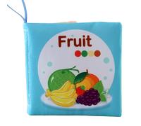 Soft Teething Books, Bath Books for - Washable Crinkle Chewable Book - Comfortable Touch, High Contrast Fabric Tear Resistant Soft High Contrast Books for Boys e
