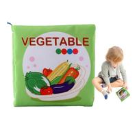 Soft Teething Books Soft Tear-Resistant Teething | Fabric Activity Crinkle Book Washable Harmless for Kids Boys Girls Tiny-Tots Newborns Little-Tykes Stroller Car Seat Travel