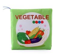 Soft Teething Books Soft Tear-Resistant Teething | High Contrast Soft Cloth Books Washable Harmless for Kids Boys Girls Tiny-Tots Newborns Little-Tykes Stroller Car Seat D