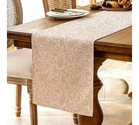 Soft Textured Polyester Table for runner in Neutral Tones with Modern Floral Design for Dining Room TV Stand and Entryway(Placemat 35 * 45 Gesang-Mi)