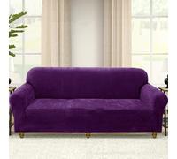 Soft Thick Plush Sofa Covers - New Non-Slip Couch Cover 1 2 3 4 Seater Couch Covers, Washable Fluffy Covers Corner Sofa Slipcover L Shape Furniture Protector For Living Room(1 Seats (70-110cm),1#)