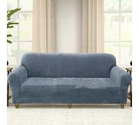 Soft Thick Plush Sofa Covers - New Non-Slip Couch Cover 1 2 3 4 Seater Couch Covers, Washable Fluffy Covers Corner Sofa Slipcover L Shape Furniture Protector For Living Room(1 Seats (70-110cm),10#)