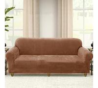 Soft Thick Plush Sofa Covers - New Non-Slip Couch Cover 1 2 3 4 Seater Couch Covers, Washable Fluffy Covers Corner Sofa Slipcover L Shape Furniture Protector For Living Room(4 Seats (230-260cm),2#)