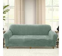 Soft Thick Plush Sofa Covers - New Non-Slip Couch Cover 1 2 3 4 Seater Couch Covers, Washable Fluffy Covers Corner Sofa Slipcover L Shape Furniture Protector For Living Room(3 Seats (175-220cm),4#)