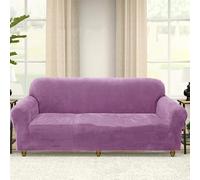 Soft Thick Plush Sofa Covers - New Non-Slip Couch Cover 1 2 3 4 Seater Couch Covers, Washable Fluffy Covers Corner Sofa Slipcover L Shape Furniture Protector For Living Room(4 Seats (230-260cm),5#)