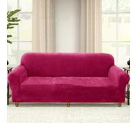 Soft Thick Plush Sofa Covers - New Non-Slip Couch Cover 1 2 3 4 Seater Couch Covers, Washable Fluffy Covers Corner Sofa Slipcover L Shape Furniture Protector For Living Room(1 Seats (70-110cm),17#)