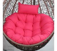 Soft Thick Swing Chair Cushion with Head Pillow Breathable Hanging Egg Chair Pad Machine Washable t for Garden Patio or Living Room Relaxation - 120cm