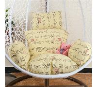 Soft Thicken Swing Hanging Basket Egg Chair Cushion with Headrest, Removable & Washable Hammock Chair Pads for Indoor/Outdoor(Chair Not Included)