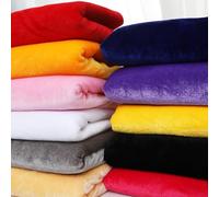 Soft Thicker Velvet Fabric Upholstery Dressmaking Curtain Blind Cushion Craft Velour Material 160 Cm Wide Sold by The Meter(Color:4 red)