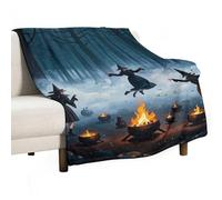 Soft Throw Blanket for Couch, Lightweight Flannel Blanket for Sofa, The Witch of The Forest Couch Throw Bed, Warm Cozy Decorative Blankets Fall Winter Decor 40"x60"