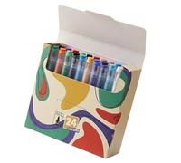 Soft Tip Acrylic Markers Fade Inks Multiple Colors Ideal for Adult Coloring Classroom Projects Ready Packaging Art Set Drawing