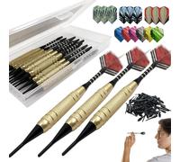 Soft Tip Darts with Flights | Professional Soft Tip Darts Sets with Dart Tips - Professional Toy Set for Electronic Dartboard