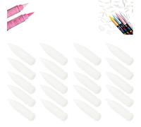 Soft Tip Replacement Pinches for Acrylic Paint Markers Nylon Fine Tip Pens Refillable Brush Pens for Drawing, Tip Marker Pen Tips (20 PCS)