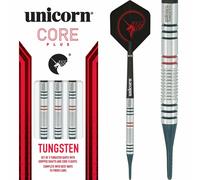 Soft Tip Unicorn Core Plus Darts Set 17g - 19g grams Softip