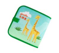 Soft Toddler Book For Kid - Baby Soft Books | Baby Softs Books | Early Development Toys, Touch And Feel Crinkle Cloth In Chinese And English, Toddler Chew & Tear Book