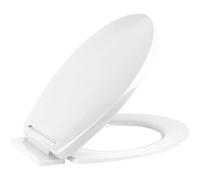 Soft Toilet Seat Oval Shape Luxury Bathroom Fitting Hinge Easy Clean