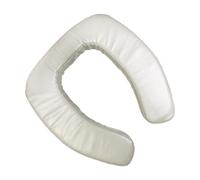 Soft Toilet Seat Riser with High-Density Foam - Raised Toilet Seat Cushion for Seniors, Comfort & Easy to Clean, U Shape Padded Bathroom Attachment for Elongated & Standard Seats
