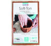 Soft-Ton, Modeling Clay Terracotta, Air Hardening/Flammable 1040° 1kg