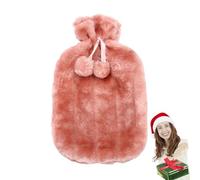 Soft Top Water Bottle,2 Liter PU Leather Hot Water Bottle Cover - Hot Water Bottle Cloth Helps Relieve Muscle Aches and Pain
