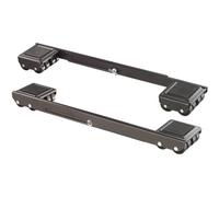 Soft Touch 4260795N Heavy Duty Expandable Appliance Roller Pair Adjusts from 18-1/4" to 28", Brown, 1 Pack