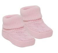 Soft Touch Baby Boys Girls 1 Pair Turnover Baby Booties New Born To 3 Months Approx