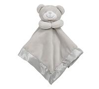 Soft Touch Baby Boys Girls Teddy Bear Cuddly Comforter Blanket Soft Toy Baby Shower Comforters BC21 (Grey)