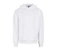 Soft-touch hooded sweatshirt Build Your Brand Blanc L