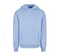Soft-touch hooded sweatshirt Build Your Brand Bleu M