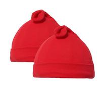 Soft Touch Newborn Essentials Baby Hats, 100% Cotton Newborn Knotty Hats, Twin Pack 0-6 Months, Baby Essentials for Newborn Boy and Baby Girl