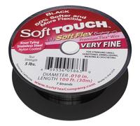 Soft Touch Premium Flex Wire .010 100 ft. -- BLACK by Soft Flex