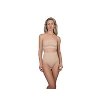 Soft Touch Seamless Mid Waist Thong Beige S