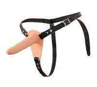Strap-On With Vibrating Dildo Black