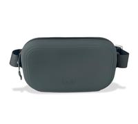 Soft-Touch Silicone Water-Resistant Fanny Pack/Sling Bag - Lightweight Crossbody Waist Bag for Everyday Essentials, Rainy Days, Travel & Workouts | Beach, Festivals & Hiking, Charcoal, Everyday
