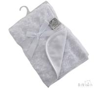 Soft Touch White Rose Minky Baby Wrap