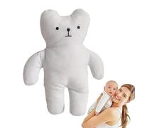 Soft Toy Bear Doll - Cute Figure, Calming Accompaniment | Sleep Aid Children's Room Decoration, Soft Plush Toy for Living Room Bedroom Shelf for Emotional Security and Loving Atmosphere