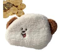 Soft Toy Coin Purse, Plush Coin Bag, Cute Bear Zip Wallet, Children's Key Case, Funny Card Holder for Shopping Travel, coffee ears, see description, See description
