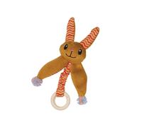 Soft toy for cats with a wooden ring Nobby Pet Hase
