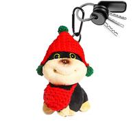 Soft Toy Key Ring for Bag, Cute Dog Bee Pendant for Bag | Trendy Pendant Birthday Christmas Accessories Backpack Pencil Case, Se référer au descriptif, refer to the description, Refer to the