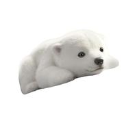 Soft toy polar bear, cute fabric bear, soft cuddly toy as an emotional companion for children and adults for sleeping for daily use, holiday, birthday, home, bedroom and for the