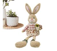 Soft Toys For Kids - Rustic Soft Doll Spring Decor Cute Bunny Plush, Plush Material Softness Cute Plushs | Bunny Plushs Doll For Home Bedroom Living Room Desk Shelf Apartment Office Holiday Party