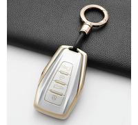 Soft TPU Car Key Case Cover Shell, for Geely Coolray X6 Geometry C Emgrand Kulrey Global Hawk GX7