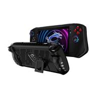 Soft TPU Protective Case with Kickstand for MSI Claw A1M 7" 2024 Handheld Game Console Drop-Proof Protector Slim Stand Sleeve Skin Cover with Non-Slip,Anti-Collision,Shockproof (Black)