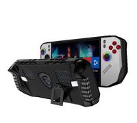 Soft TPU Protective Case with Kickstand for MSI Claw A8 BZ2EM 8" 2025 Handheld Game Console Full Body Slim Skin Cover Drop-Proof Stand Protector Sleeve with Anti-Collision,Shockproof,Non-Slip (Black)