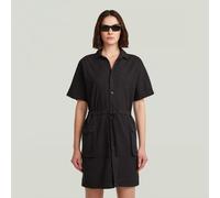 Soft Utility Dress - Black - Women L