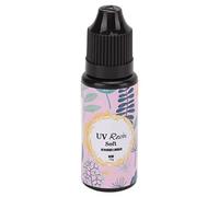 Soft UV Glue, UV Epoxy Resin Easy Adjustable Hardness for Craft for Jewelry for DIY(15g)