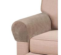 Soft Velvet Armrest Covers for Sofas,Stretch Armchair Couch Arm Cover