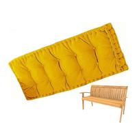 Soft Velvet Outdoor Benchwith Handle10cm Thick Seating Pad for Indoor/Outdoor UseYellow 200x40cmIdeal for Patio Window Seats and Garden Decor