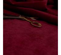 Soft Velvet Upholstery Fabric, Cardinal Red